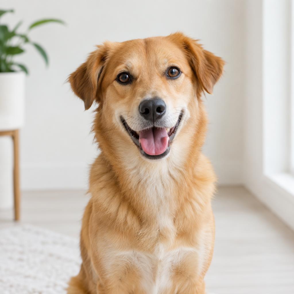 Perro sonriente
