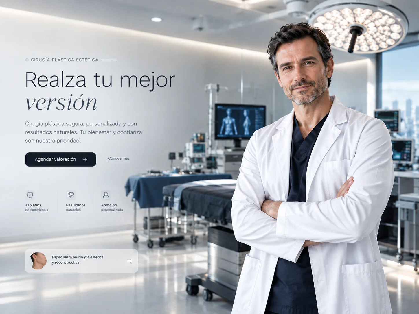 Diseño web para cirujano plástico